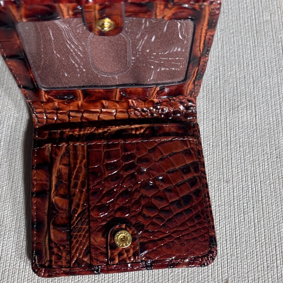 BRAHIM Ady Pecan Melbourne leather mini suri wallet - Picture 6 of 9